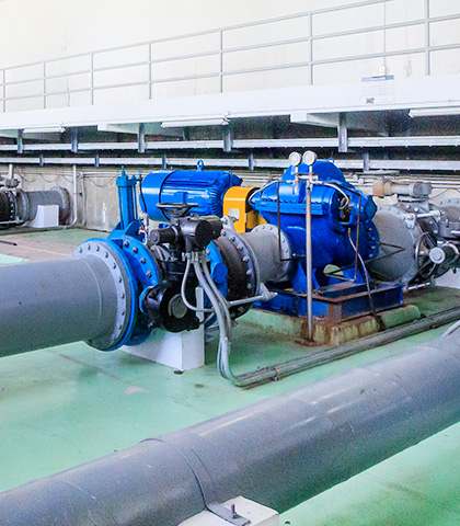 งานจัดหาและติดตั้งเครื่องสูบน้ำ