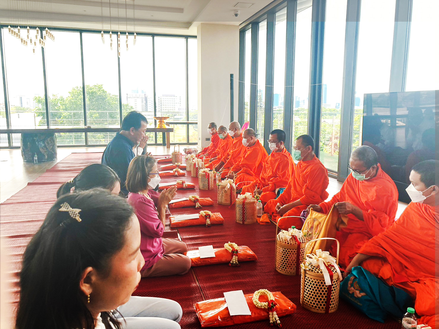 On July 25, 2023, VSK organized a merit-making event for the year 2023 for the auspiciousness of the organization