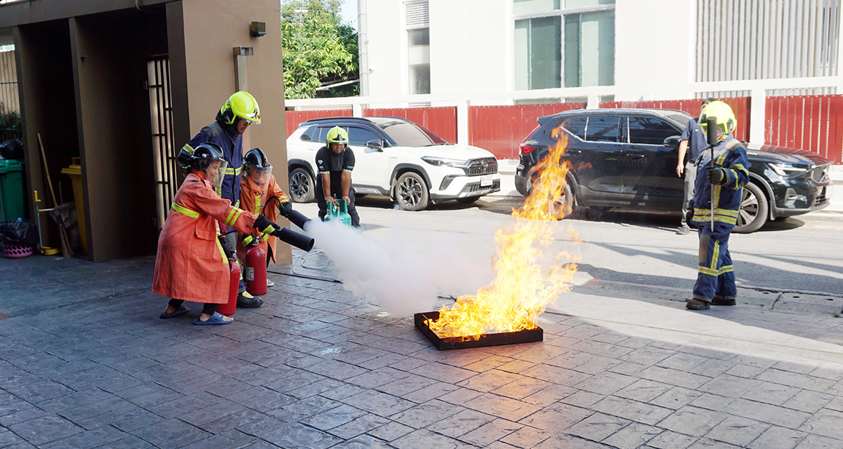 VSK ยกระดับความปลอดภัยในองค์กร กับกิจกรรมอบรมดับเพลิงขั้นต้น 2568