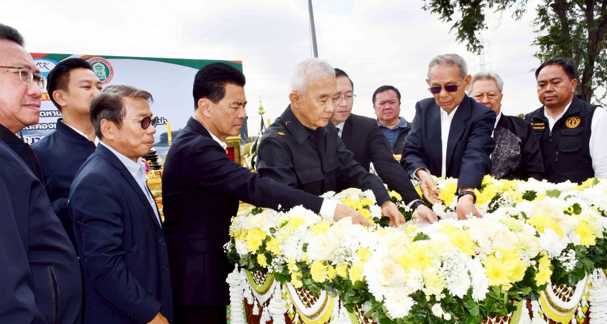 VSK ร่วมพิธีวางศิลาฤกษ์อาคารโรงสูบน้ำโรงกรองน้ำบ้านมะขามเฒ่า เสริมความมั่นคงระบบประปานครราชสีมา