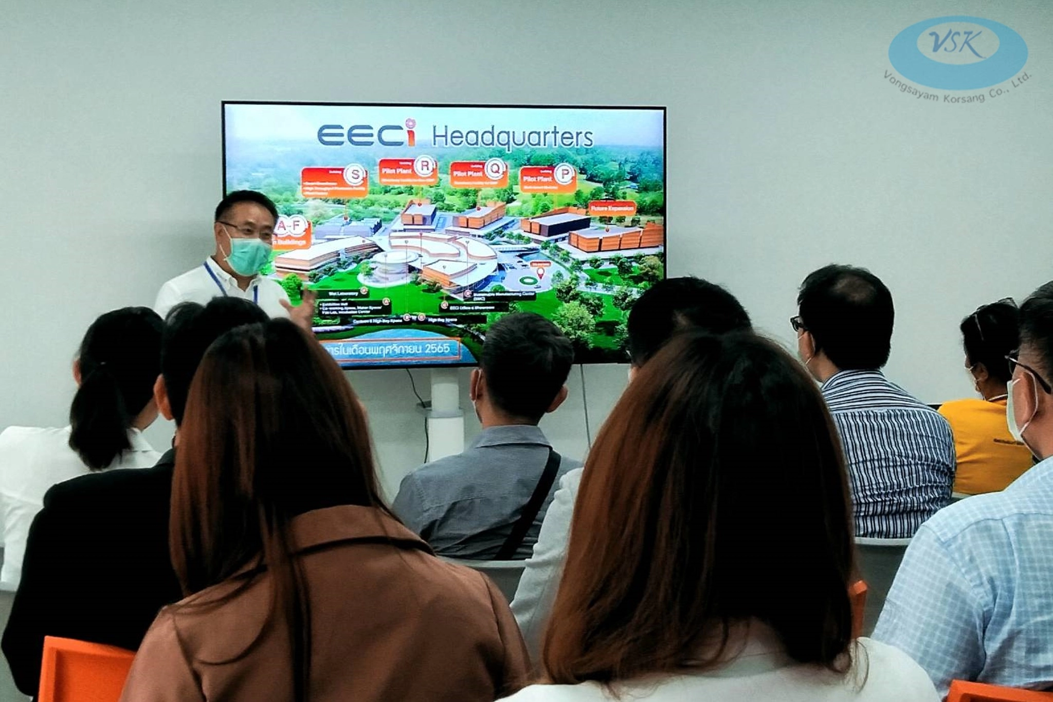 VSK และบริษัทในกลุ่มสมาคมนิคมอุตสาหกรรมไทยและพันธมิตรได้รับเชิญให้เข้าร่วมเยี่ยมชมโครงการพัฒนาพื้นที่วังจันทร์วัลเลย์ เพื่อเขตส่งเสริมนวัตกรรมระเบียบเศรษฐกิจพิเศษภาคตะวันออก (EECi)
