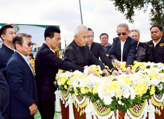 VSK ร่วมพิธีวางศิลาฤกษ์อาคารโรงสูบน้ำโรงกรองน้ำบ้านมะขามเฒ่า เสริมความมั่นคงระบบประปานครราชสีมา